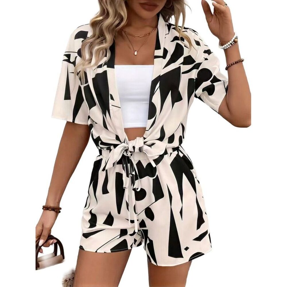 Amanda Royal Womens  Shirt & Short Set